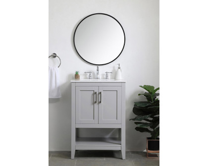 Elegant Bathroom Vanity - Gray (VF16024GR)