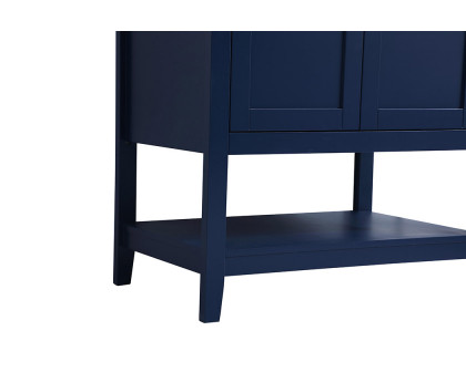 Elegant Bathroom Vanity - Blue (VF16030BL)