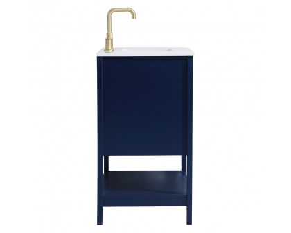 Elegant Bathroom Vanity - Blue (VF16030BL)