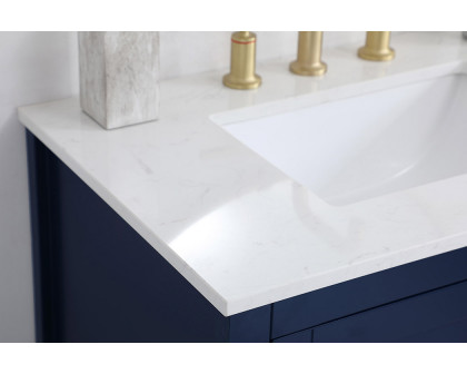 Elegant Bathroom Vanity - Blue (VF16030BL)