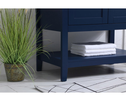 Elegant Bathroom Vanity - Blue (VF16030BL)