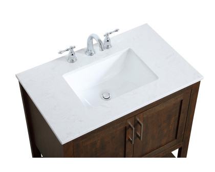 Elegant Bathroom Vanity - Espresso (VF16030EX)