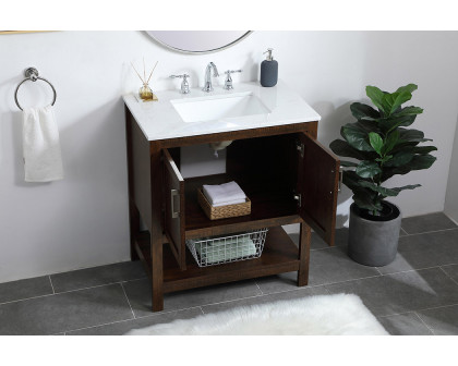 Elegant Bathroom Vanity - Espresso (VF16030EX)