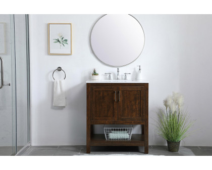 Elegant Bathroom Vanity - Espresso (VF16030EX)