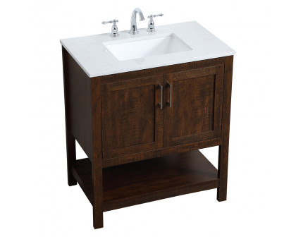 Elegant Bathroom Vanity - Espresso (VF16030EX)