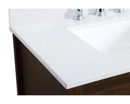 Elegant Bathroom Vanity - Espresso (VF16030EX-BS)