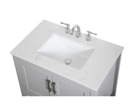 Elegant Bathroom Vanity - Gray (VF16030GR)