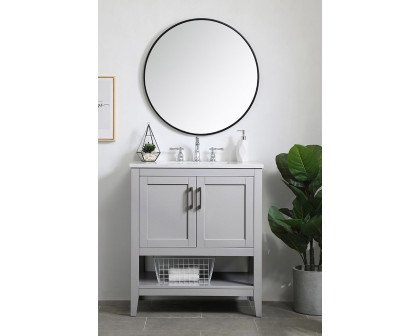 Elegant Bathroom Vanity - Gray (VF16030GR)