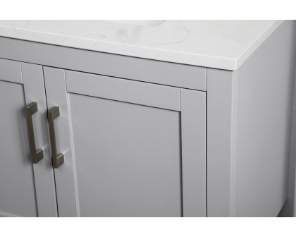 Elegant Bathroom Vanity - Gray (VF16030GR-BS)