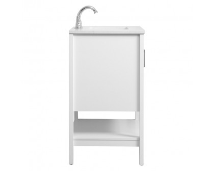 Elegant Bathroom Vanity - White (VF16030WH)