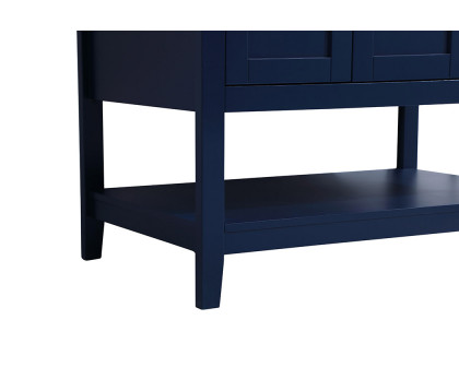 Elegant Bathroom Vanity - Blue (VF16036BL-BS)