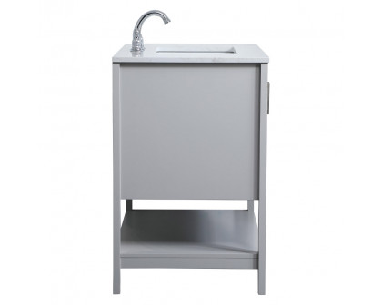 Elegant Bathroom Vanity - Gray (VF16036GR)