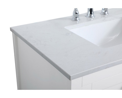 Elegant Bathroom Vanity - White (VF16036WH)