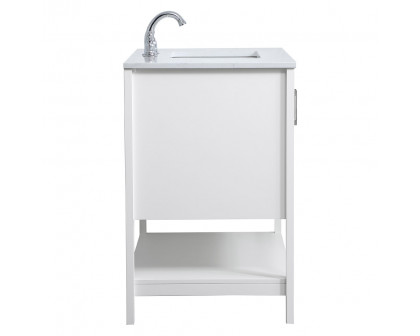 Elegant Bathroom Vanity - White (VF16036WH)