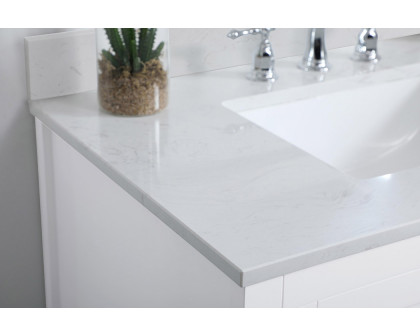 Elegant Bathroom Vanity - White (VF16036WH-BS)