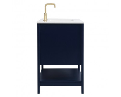 Elegant Bathroom Vanity - Blue (VF16042BL)