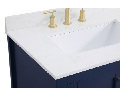 Elegant Bathroom Vanity - Blue (VF16042BL-BS)