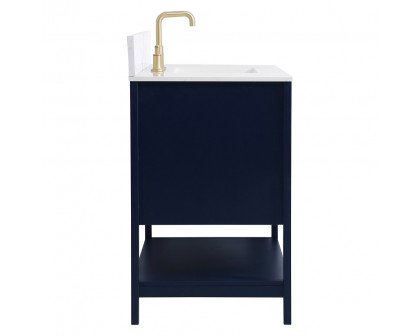 Elegant Bathroom Vanity - Blue (VF16042BL-BS)