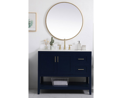 Elegant Bathroom Vanity - Blue (VF16042BL-BS)