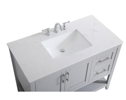 Elegant Bathroom Vanity - Gray (VF16042GR)