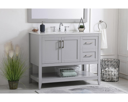 Elegant Bathroom Vanity - Gray (VF16042GR)