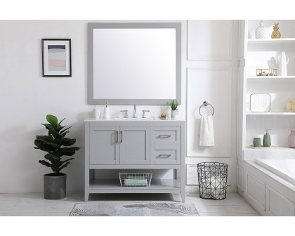 Elegant Bathroom Vanity - Gray (VF16042GR)