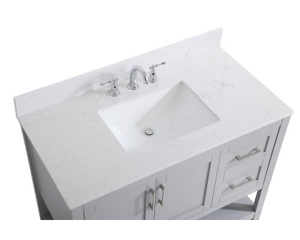 Elegant Bathroom Vanity - Gray (VF16042GR-BS)