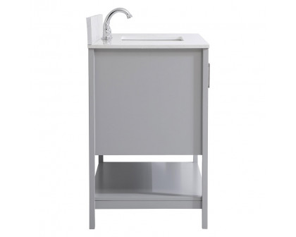 Elegant Bathroom Vanity - Gray (VF16042GR-BS)