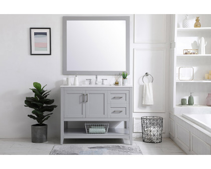 Elegant Bathroom Vanity - Gray (VF16042GR-BS)