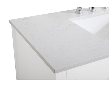 Elegant Bathroom Vanity - White (VF16042WH)