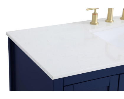 Elegant Bathroom Vanity - Blue (VF16048BL)