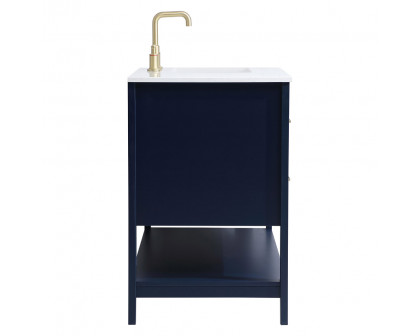 Elegant Bathroom Vanity - Blue (VF16048BL)