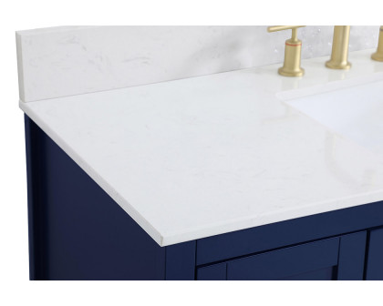 Elegant Bathroom Vanity - Blue (VF16048BL-BS)