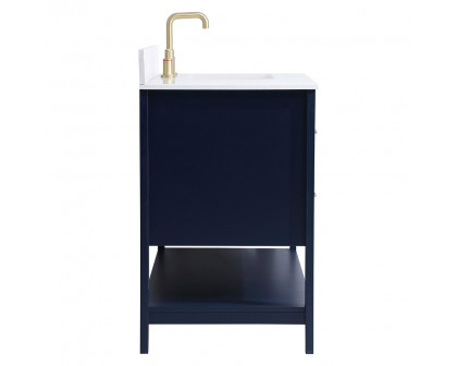 Elegant Bathroom Vanity - Blue (VF16048BL-BS)