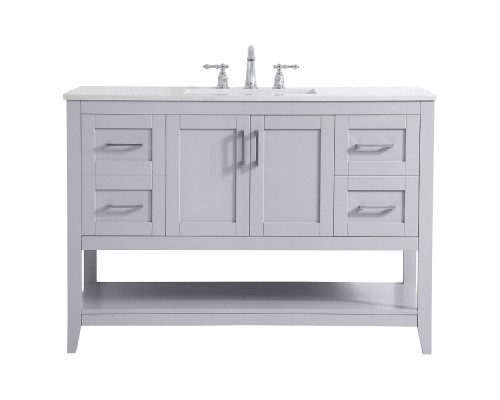 Elegant Bathroom Vanity - Gray (VF16048GR)