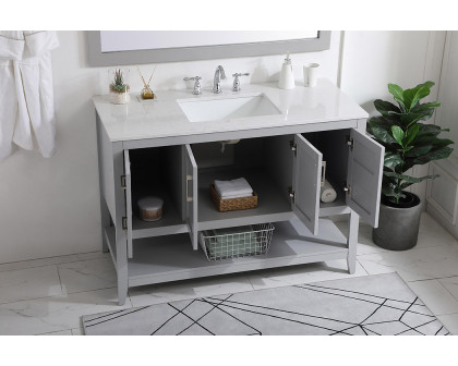 Elegant Bathroom Vanity - Gray (VF16048GR)