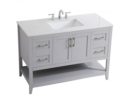 Elegant Bathroom Vanity - Gray (VF16048GR)