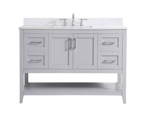 Elegant Bathroom Vanity - Gray (VF16048GR-BS)