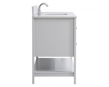 Elegant Bathroom Vanity - Gray (VF16048GR-BS)