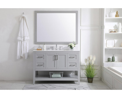 Elegant Bathroom Vanity - Gray (VF16048GR-BS)