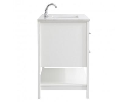 Elegant Bathroom Vanity - White (VF16048WH)