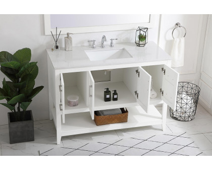 Elegant Bathroom Vanity - White (VF16048WH)