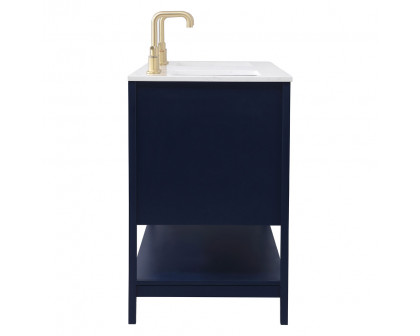 Elegant Bathroom Vanity - Blue (VF16060DBL)