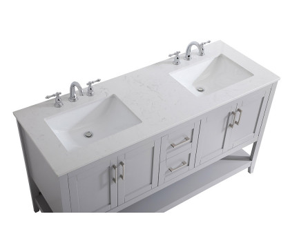 Elegant Bathroom Vanity - Gray (VF16060DGR)