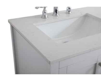 Elegant Bathroom Vanity - Gray (VF16060DGR)