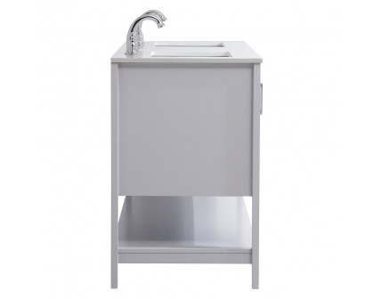 Elegant Bathroom Vanity - Gray (VF16060DGR)