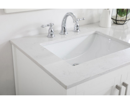 Elegant Bathroom Vanity - White (VF16060DWH)