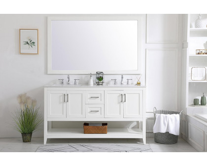 Elegant Bathroom Vanity - White (VF16060DWH)