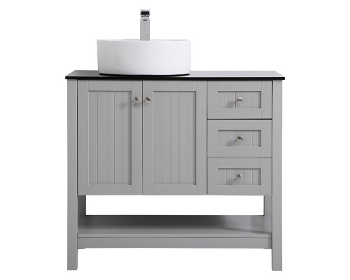 Elegant Bathroom Vanity - Gray (VF16236GR)