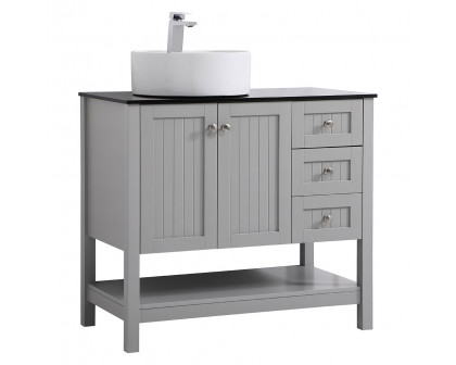 Elegant Bathroom Vanity - Gray (VF16236GR)